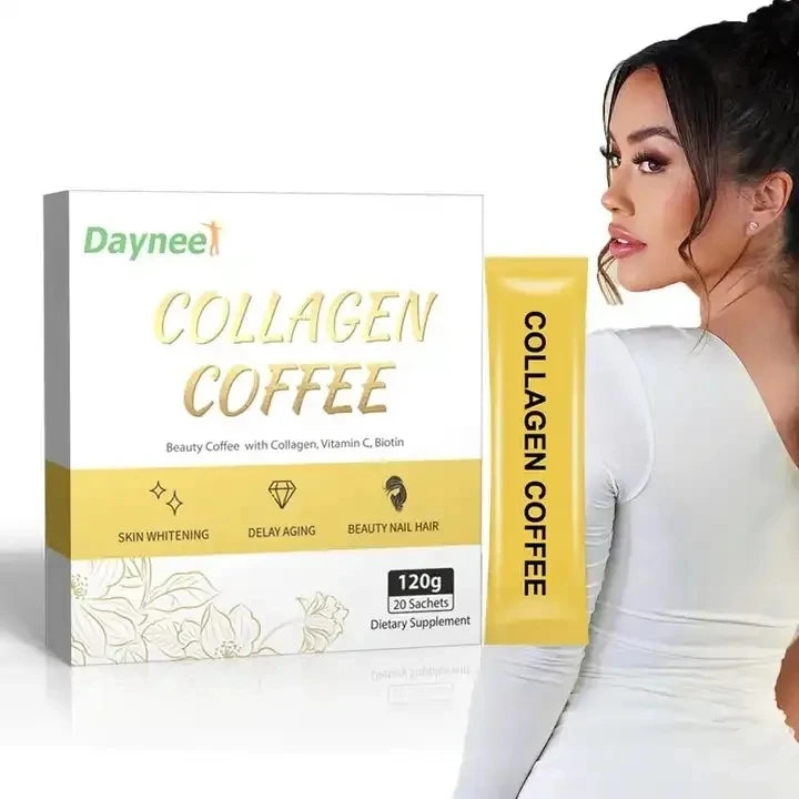 Collagen Coffee Natural Herbal Detox Coffee Glow Skin Whitening Collagen Coffee With Collagen
