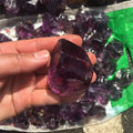 Natural Amethyst Quartz Crystal Polished Raw Stone Magic Block & Cube DIY Home Decoration Mineral Specimen DHBH