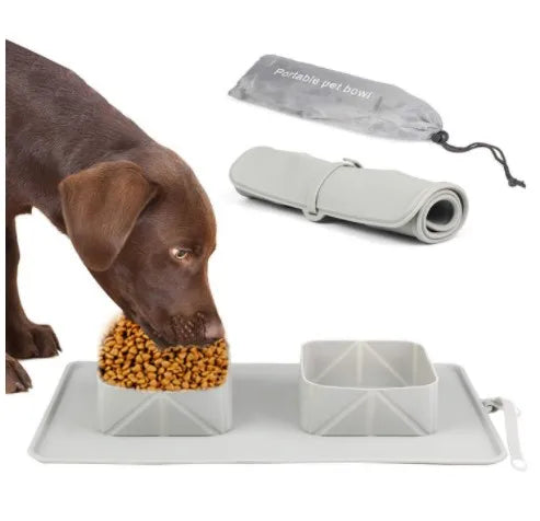 Foldable Rubber at Dog Bowl