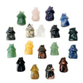 Wholesale Salable Hand Carved Collect Ornament Crystal Mini House carving For Gift Decoration