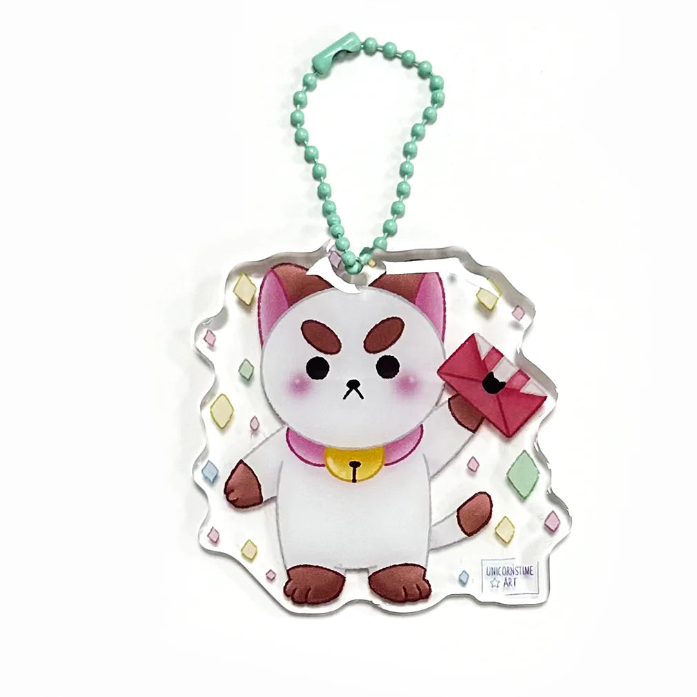 Batch Customized Cute Anime Game Pendants Double-Sided Printing Transparent Acrylic Keychain