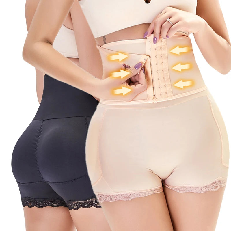 High Waist Women's Slimming Corset Bodysuit Breathable Tummy Control Padded Butt Lifter Shapewear Polyester/Cotton Quick Dry