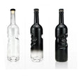 2023 Best Selling Cylinder Water Drinking Bottle With Cork Finished 750ml Antique Green Wine Glass Bottle