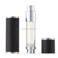 Portable Mini Glass Perfume Atomizer Empty Refillable 5ml Hot Stamped Pump Sprayer Travel Bottle Custom Color Custom Logo