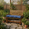 Outdoor/Indoor Woven Square Swing Chair Long Bench Cushion 100% Polyester Waterproof Flame Retardant Removable Washable Garden