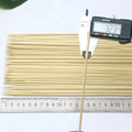 3mmx25cm Disposable Round Bamboo Skewer for Machine Use