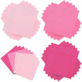 Customized Party Paper Foil Stamping Printed Design Pink Cocktail Napkin