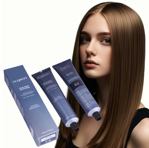 OEM Augeas Brand Natural World Best Selling Hair Dye Professional Manufacturing Permanent Best Permanent Hair Color Cream