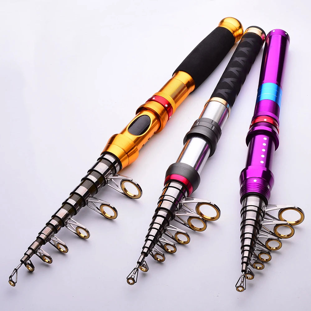 Newbility 2.7m 3m 3.6m Shrink Length 30cm-40cm Saltwater Telescopic Fishing Rod