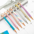 Cute Diamond Ballpoint Pens with Crystal Pretty Metal Colorful Ballpoint Pen Inexpensive Office Gifts for Women and Girls