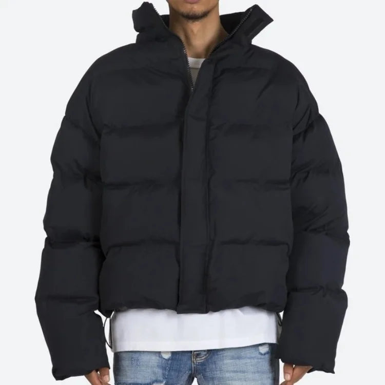 Bubble Oversized Custom logo Outdoor Polyester Fiber Coat Winter Plus Size Men's Jackets