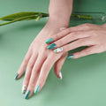 Felice Trending Hot Green Four-Leaf Clover Happy St. Patrick's Day Full Cover 2D Non-toxic Easy Apply Nails Art Stickers Strong