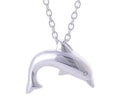 Dolphin Cremation Necklace Memorial Jewelry Ash Urn Stainless Steel Silver Plated Keepsake Pendant Locket Holder Christian Cute
