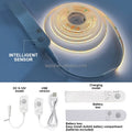 Smart LED Strip Lights with Motion Sensor USB/Battery Powered Flexible Light for Bedroom Bed Bottom Cabinet Wardrobe