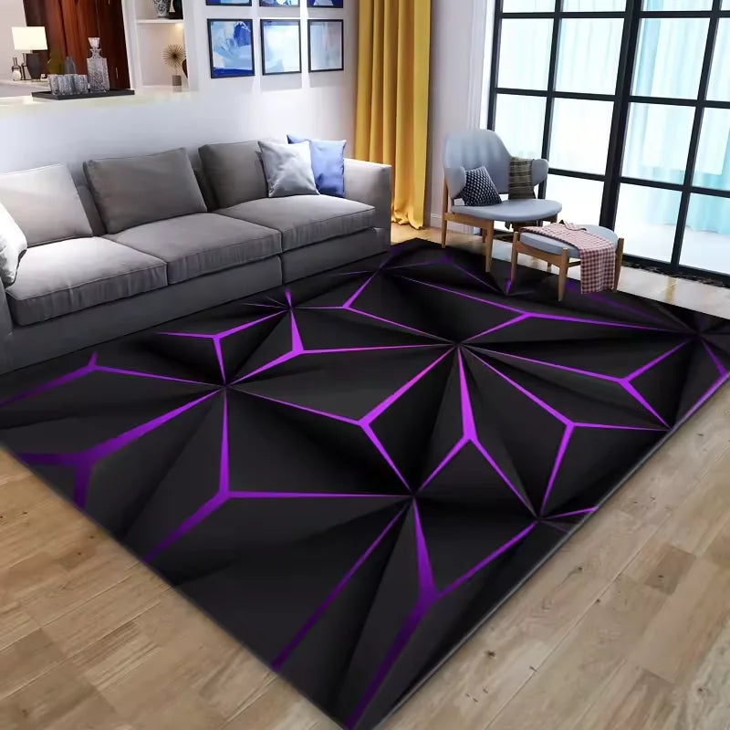 Good Quality Non-Slip Non-Shedding Print Floor Carpet for Dining Room Kitchen Large Living Room Area Rug Washable Bedroom Rug