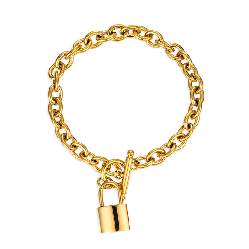 Custom Stainless Steel 18K Gold Plated Fine Fashion Jewelry for Women Bracelets 2025