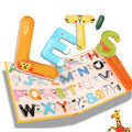 Starting Point Cartoon 3D Jigsaw Puzzle Toy DIY Wooden Magnetic Letters Spelling Practice Pastable Paper Book Kids Ages 3-8