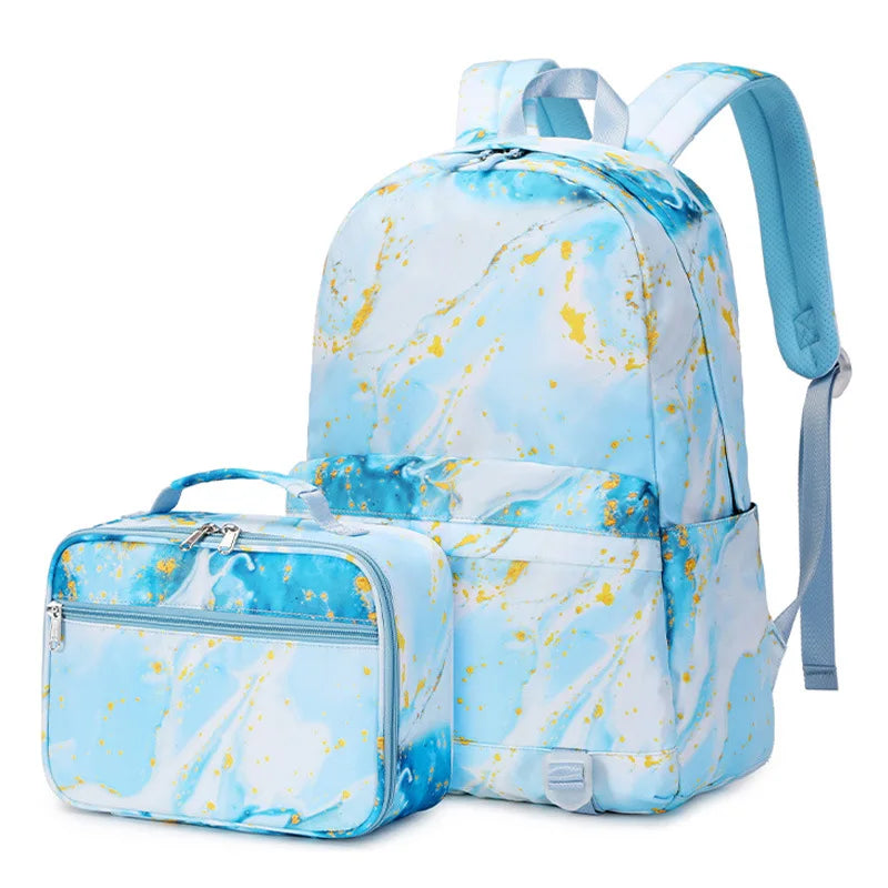 Wholesale 2024 Waterproof School Bag Set Kids Bagpack 3-piece Backpack With Lunch Bag for Boys Teenagers