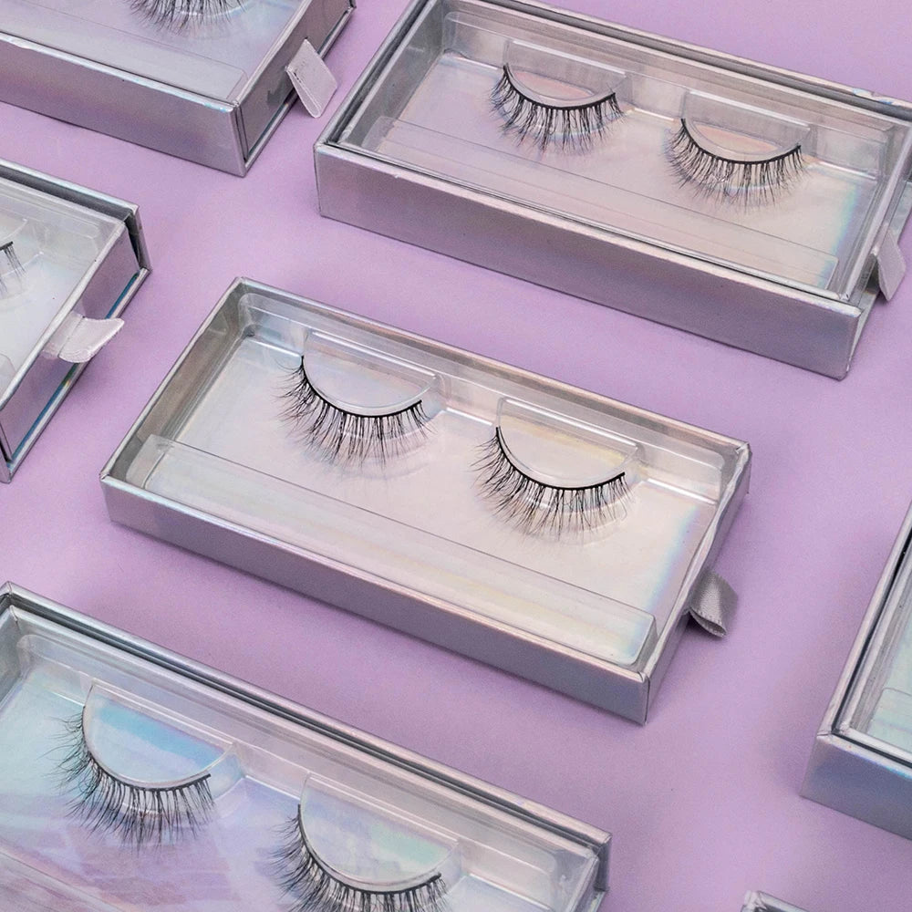 Real Mink Strip Eyelash 3D Natural Eye Makeup Factory Wholesale Vendor False Eye Lash with Case