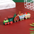 New Christmas Decorations Christmas Fawn Train Santa Claus Train Table Top Ornaments
