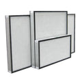 High Efficiency H14 Mini-Pleat HEPA Air Filter Element 32x32x9 cm Aluminum Alloy Frame Ultrafine Fiberglass Media New Condition