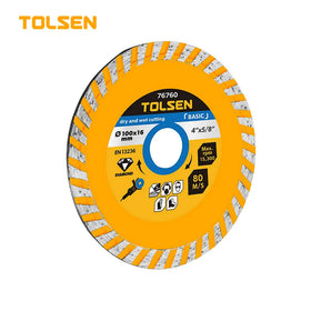 TOLSEN 76760 Basic Turbo China Cutting Diamond Saw Blade Cutting Disc