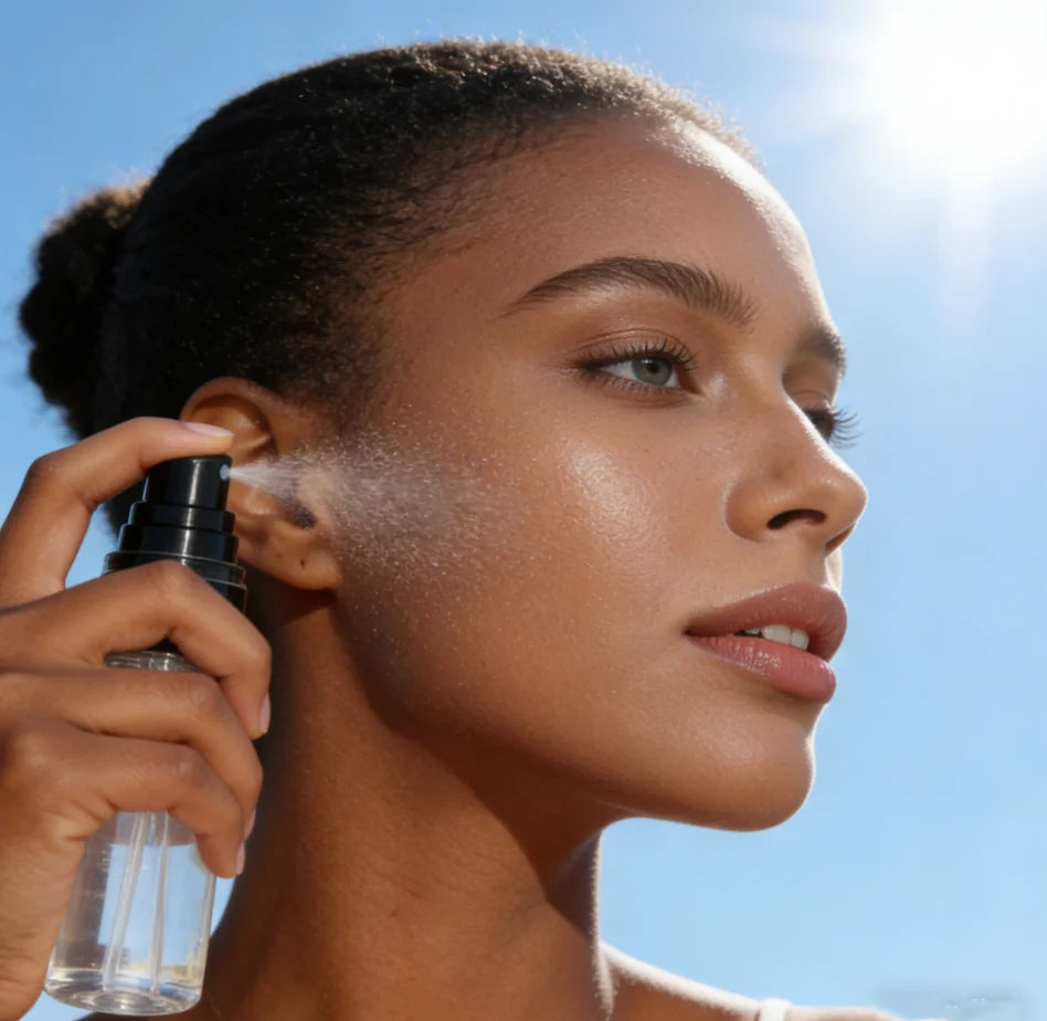 OEM Natural Hyaluronic Acid Face Mist Waterproof Makeup Setting Spray with Glow Feature Mineral Private Label Skin Toner