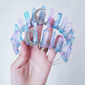 Diy Hot Style Colorful Crystal Hairband Mermaid Color Natural Crystal Colorful Moon Pentagram