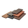 Modern Luxury Waterproof WPC Decking 23mm Wood Grain Surface Anti-Slip Outdoor Decking for Kitchen Brushed Technique