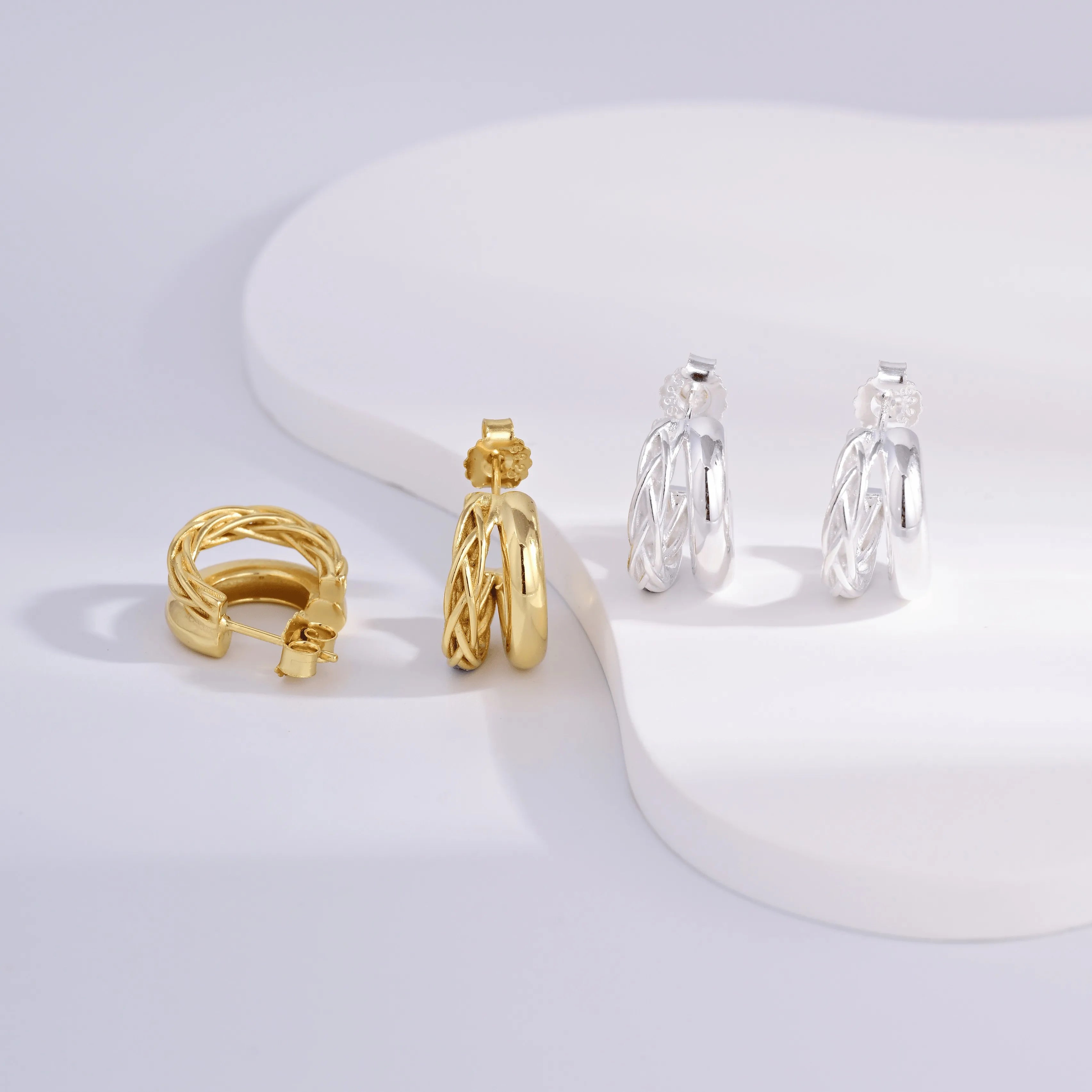 Wholesale Earrings Jewelry Gold Plated Earring 925 Sterling Silver Fine Jewelry Earrings