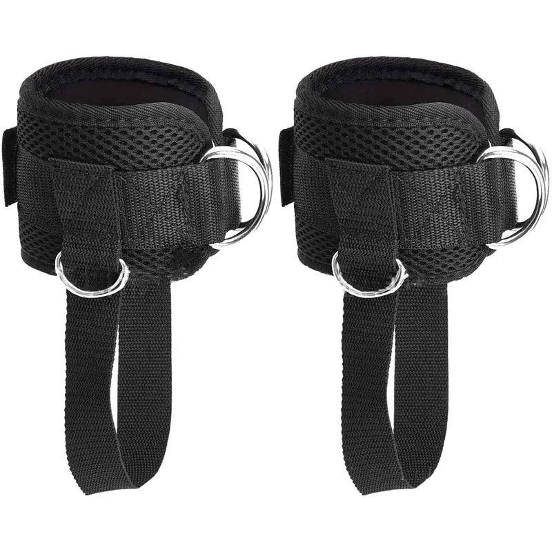 Self-Adhesive Eco-Friendly Adjustable Ankle Strap Resistance Band Padded Weight Belt Exercises Hook and Loop