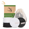 3.15"  Soft Scrub Round  Bamboo Terry Makeup Remove Pads Green Estate Reusable Best Facial Cleansing Pads
