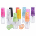 For MUB 5ML Travel Mini Portable Transparent Glass Perfume Bottle Hot Selling Empty & Refillable with Pump Sprayer Seal