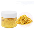 Private Label 0.1g 24 Karat Edible Gold Leaf Flakes Genuine 24K Gold Dust Foil for Skin Care