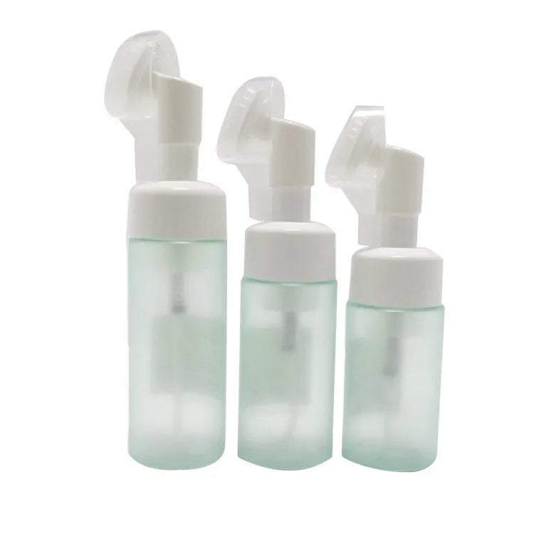 Custom Empty PET Plastic Cosmetic Bottle 100ml with Pump Spray Cap for Shampoo Makeup Skincare & Wigs-Custom Color & Logo
