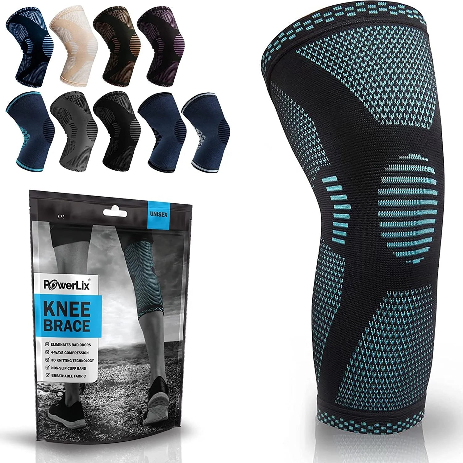 Wholesale Knee-high Compression Socks with Protection Durable Unisex Sports