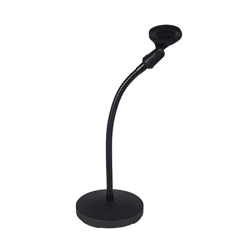 Hot Selling Gooseneck Portable Table Desktop Round Base Meeting Microphone Stand