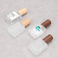 Fancy Square Diffuser Oil Spray Bottle Perfume Atomizer Skin Care Cosmetic Packaging 15ml Refillable Glass Perfume Bottle