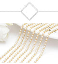 Wholesale Jewelry Accessories Encryption Drill Chain Phone Case DIY Pearl Claw Cup Chain