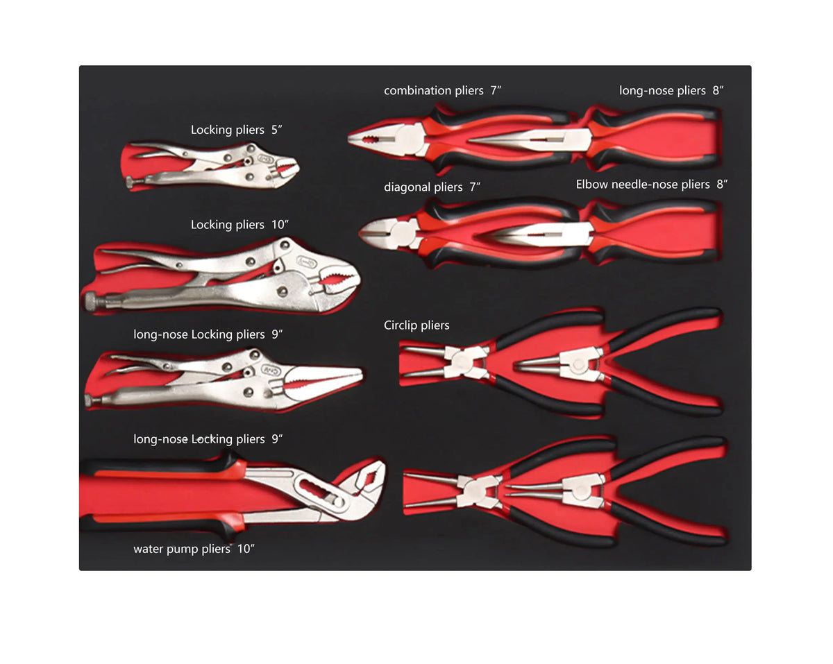 12PCS CR-V Auto Repair Professional Hand Plier Tool Set OEM