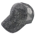Adaptable Tennis Sun Visor Hat with Full Rhinestone Stage Outdoor Leisure Gorras Premium Baseball Cap