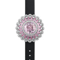 Luxury 925 Sterling Silver Wristband Bracelet Eternal Flower Brooch Zircon Fine Jewelry for Parties Gifts Bangle