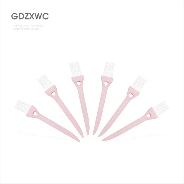 Pink Color Kitchen Hacks Tools 2-in-1 Tiny Tail Scraper Cleaning Brush Multifunctional House Gadgets 2023