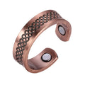 BioMagnetic Jewelry Openable Pure Copper Magnetic Finger Rings Jewelry Women Rings