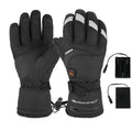 Electric Heating Gloves for Skiing Full Finger Back of Hand Heating Waterproof Warm Motorcycle Gloves Windproof Electric Heat