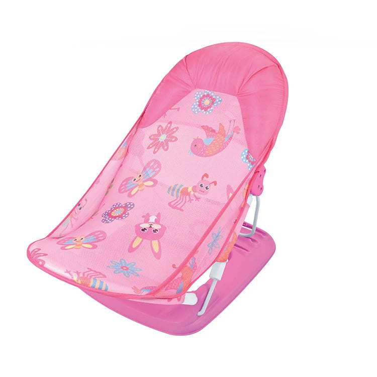 Foldable Plastic Mesh Baby Bath Tubs Seat Supplies Chair Products for Bathing for Children Age Group Bathtub Basin Set Tub