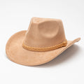Cheap Multi Color Design Western Cowboy Suede Cowboy Hats for Wholesale Summer and Autumn Woman and Girls Cowgirl Cap