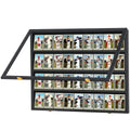Customizable 36-Graded Horizontal Sports Card Display Frame Rectangle Acrylic Front Door with Locked Display Case