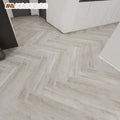 Easy Click Install 4mm 5mm Luxury Vinyl Plank Oak Wood Texture PVC Herringbone SPC Flooring Indoor for Home Office Hotel