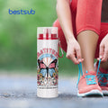 Wholesale Custom Sublimation Blanks 28oz 850ml Aluminum Water Bottle with Color Lid Eco-Friendly Direct Drinking Camping Bottle